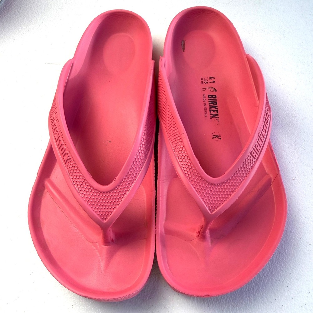 Birkenstock Honolulu EVA Sandals 41 Pink Waterproof Thong Flip Flop Watermelon - Picture 11 of 12